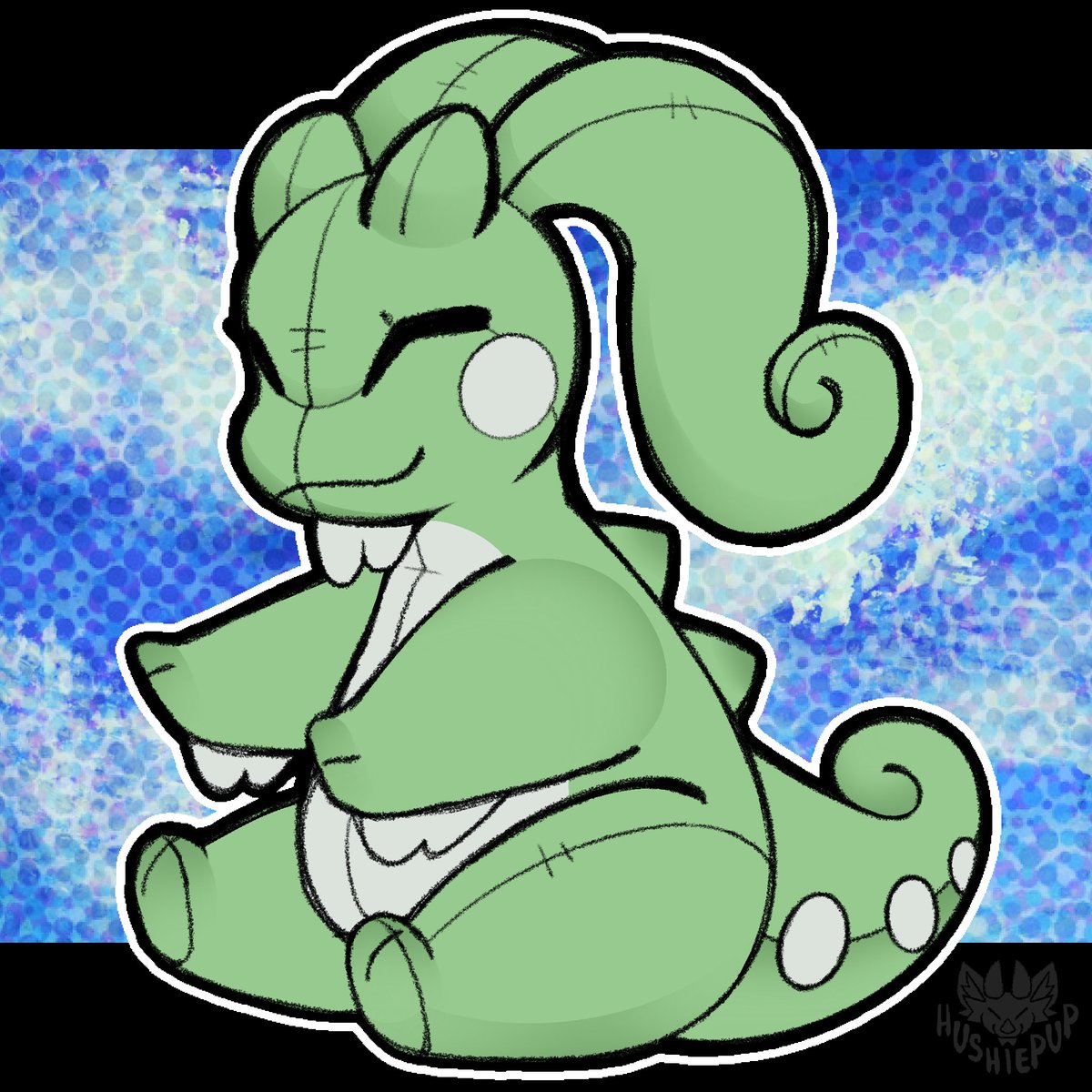 Goodra Substitute doll I created :] 

little goober baby

#pokemon #goodra #substitutedoll #goomy #pokemonfanart #pokemonart