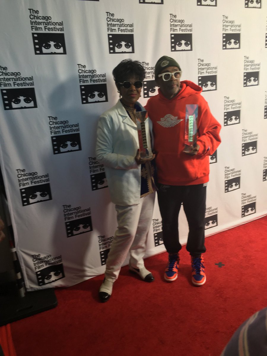 I'm humbled and honored to receive the Black Perspective Tribute &amp; Career Achievement Award of the <a href="/chifilmfest/">Chicago Int'l Film Festival</a> . So happy to meet with my pal Spike after all these years. Tomorrow Sugar Cane Alley <a href="/chifilmfest/">Chicago Int'l Film Festival</a> the Logan Art Center of the university of Chicago 5:30pm