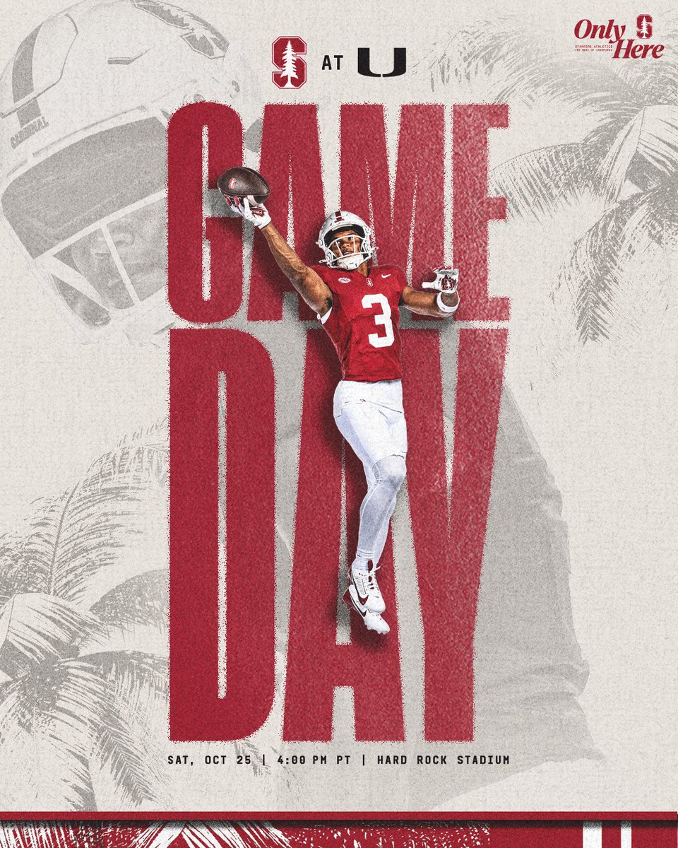 StanfordFball's tweet image. Another opportunity to compete 👊

🆚 No. 9 Miami
📍Hard Rock Stadium
⏰ 4 PM PT / 7 PM ET
📺 @ESPN
📻 bit.ly/41RV9Xn
📊 bit.ly/47nhSMP