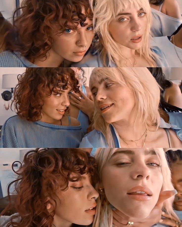 reminder that bilIie loves kissing girls, especially if there's a cock in between their mouths 🤭