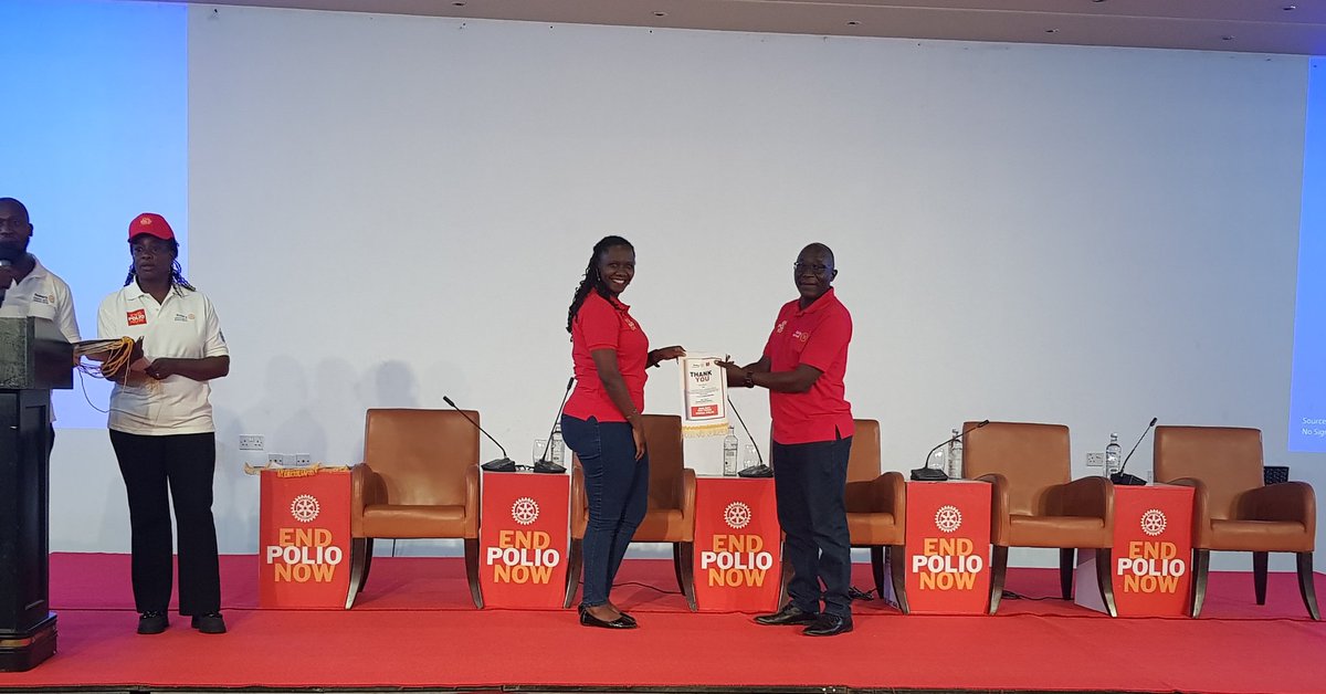 Yesterday, we were delighted to be recognized for our contribution  towards PolioPlus. 
Together, we move closer to a world free from polio!
#EndPolio 
#RotaryEyamba 
#Unite4Good9213