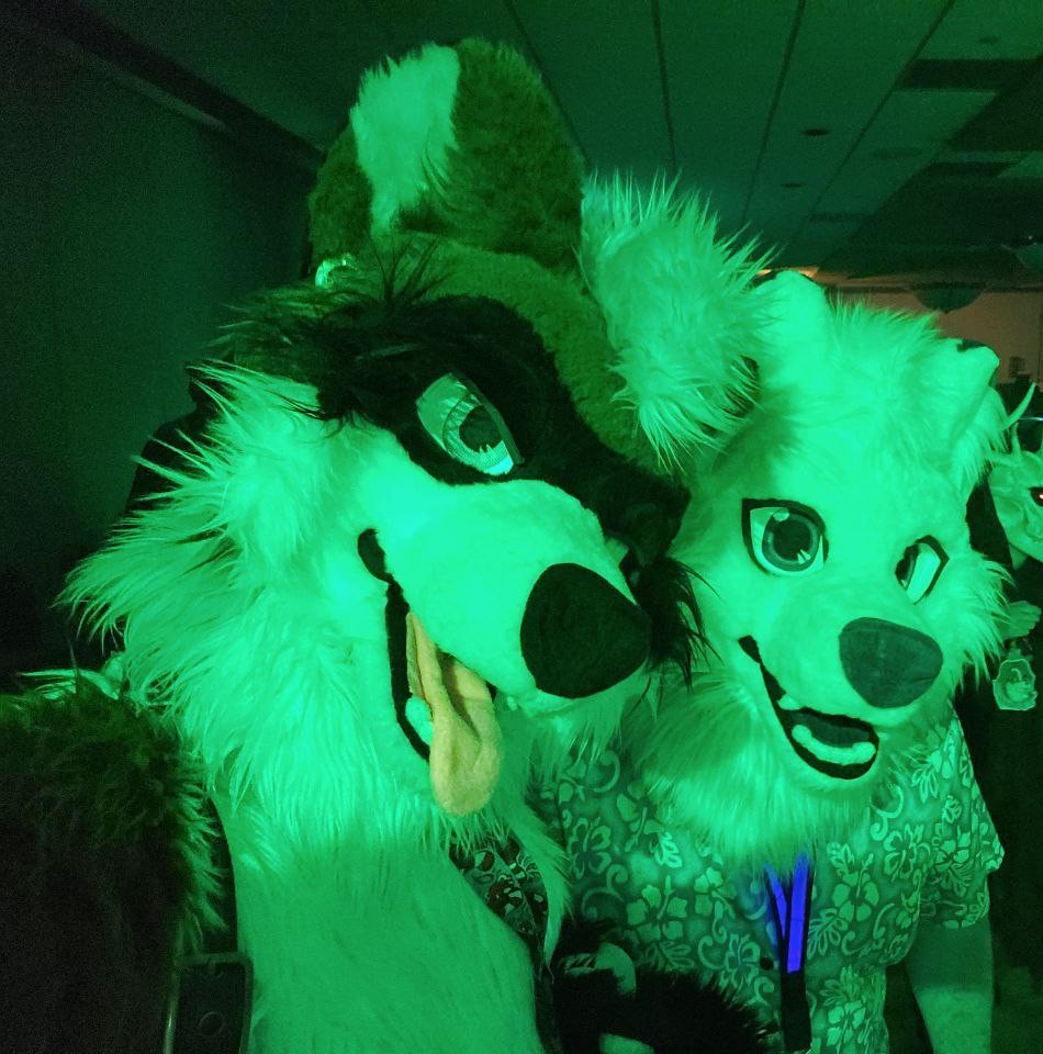 happy weird green #fursuitfriday wish we were dancing at a con right now
