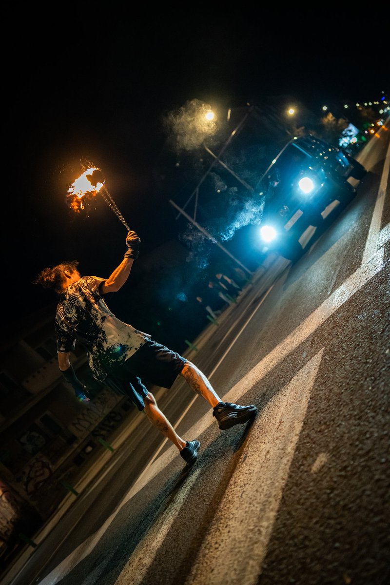 Lighting up Skopje streets 🇨🇴