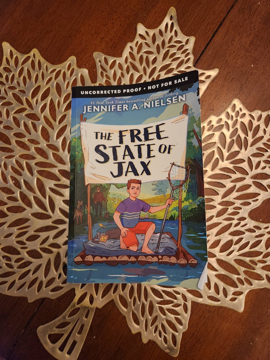 So sad I missed out on a copy at AASL last week, but saved by #bookposse because this one came in the mail today! Looking forward to reading Jax's story!
<a href="/Scholastic/">Scholastic</a> 
<a href="/nielsenwriter/">Jennifer Nielsen</a>
