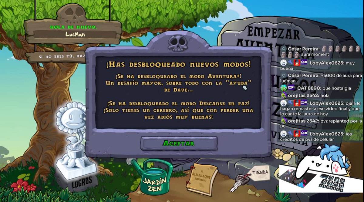 Terminado el modo aventura del REPLANTED, una experiencia divertida pero lo unico que senti es que me pase el juego original pero al x2 de velocidad y no senti que me ofreciera algo nuevo a parte de sus graficos.