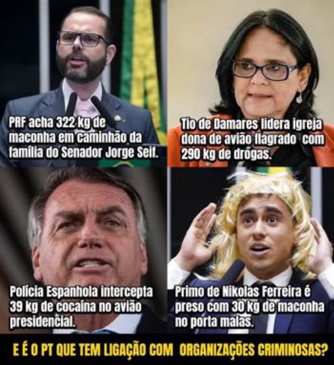 Já que a Nikole falou em TRAFICANTES