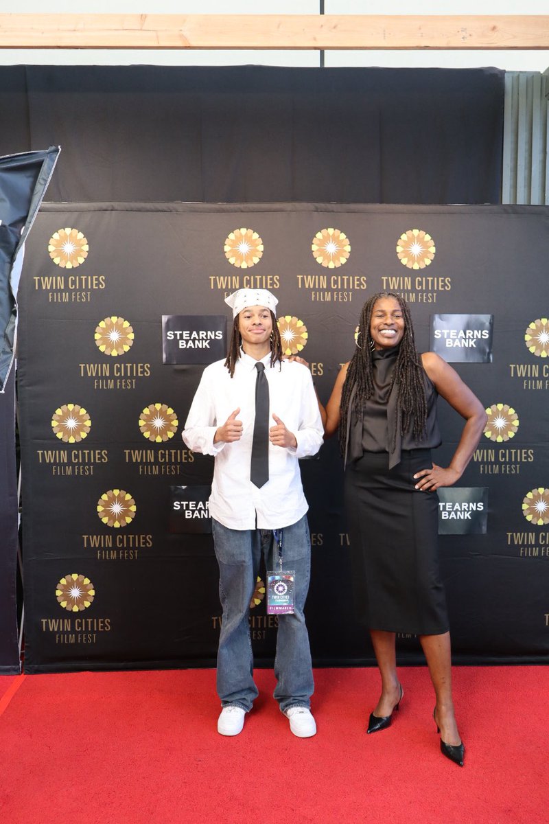 StPaulYouthSvcs's tweet image. As we wrap up our TCFF coverage, we’re filled with gratitude and excitement for what’s next.

Huge thanks to SPYS Executive Director Dr. Tracine Asberry and YouthPowerMN℠ Leader Miles Asberry-Wallace for representing We Are Pyramids on the @TCFilmFest red carpet! 🎬✨