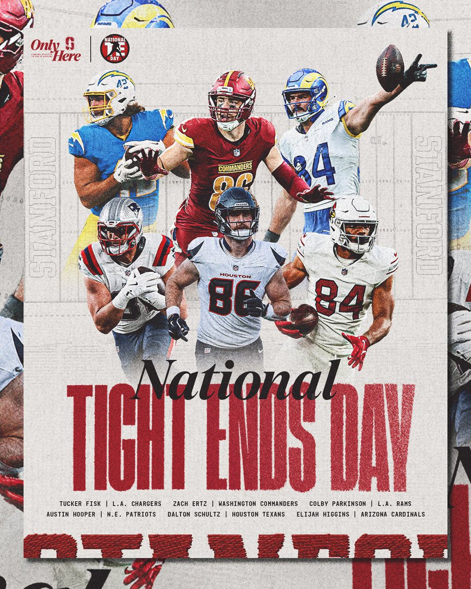StanfordFball's tweet image. Happy #NationalTightEndsDay from TEU! 🤓