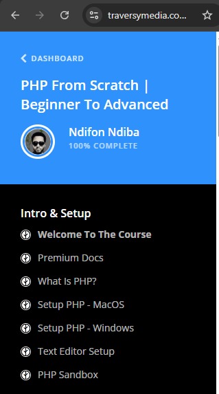 luke_ndifon's tweet image. I just completed an Advanced Project-based PHP course and now I'm on Laravel 
It's the same project we built using vanilla PHP but  a framework means many features come out of the box.