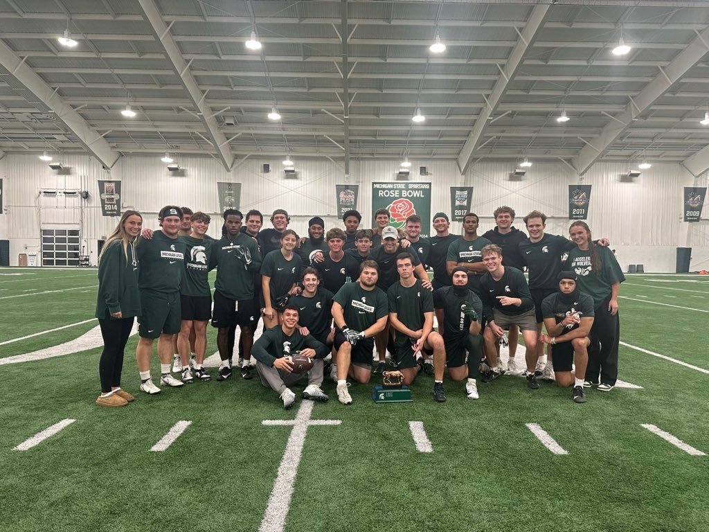 Rivalry weekend off to a strong start. 13-0 Shutout victory for the Student-Managers! #GoGreen