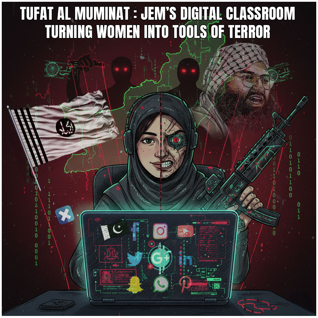 OfVoice65741's tweet image. Tufat al-Muminat is weaponizing women in the digital world turning them into tools of terror. This online radicalization must be stopped before more lives are destroyed. #DigitalJihad #JeM #StopRadicalization #TerrorStatePakistan #WeekendKaVaar #ReleaseLeaderOfMajority #MORPHO
