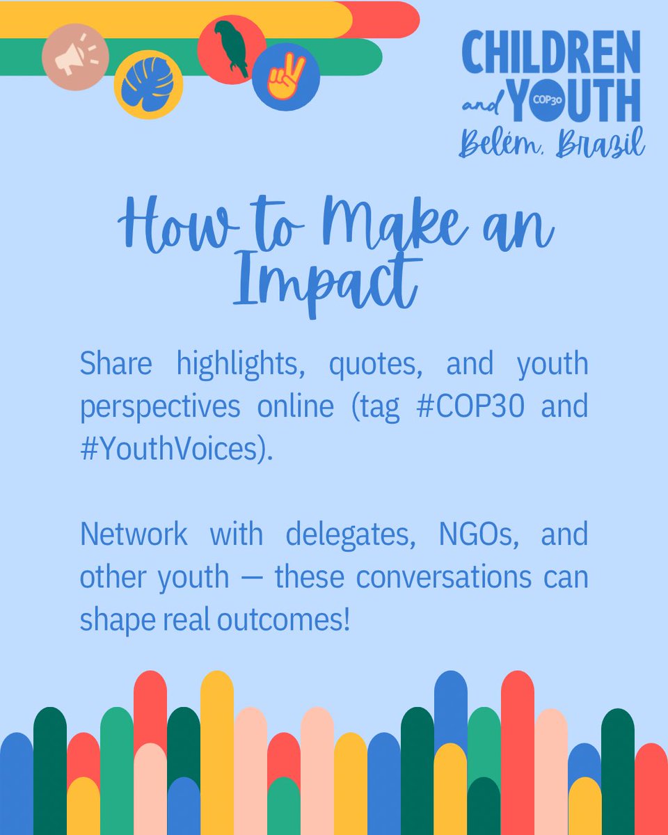COP30 Children and Youth Pavilion tweet media