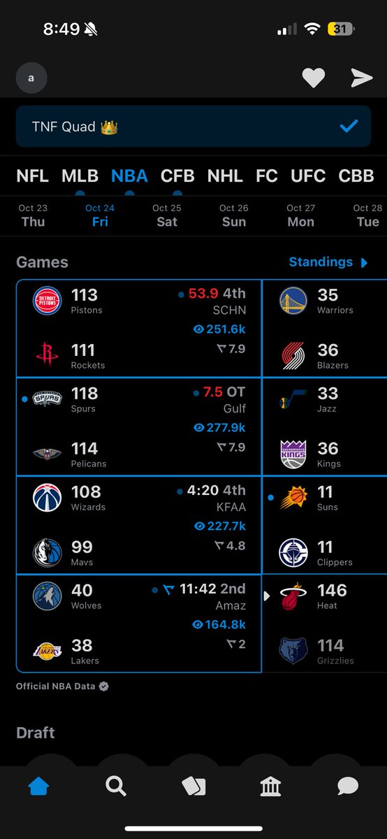 Alex (@alex__hinz) on Twitter photo If you’re a sports fan go download <a href="/realapp/">Real Sports</a>. This is the best app I’ve used. In game stats, live scoring updates, select leagues/teams/players you are interested in. Won’t regret it. If you’re a sports fan go download <a href="/realapp/">Real Sports</a>. This is the best app I’ve used. In game stats, live scoring updates, select leagues/teams/players you are interested in. Won’t regret it.