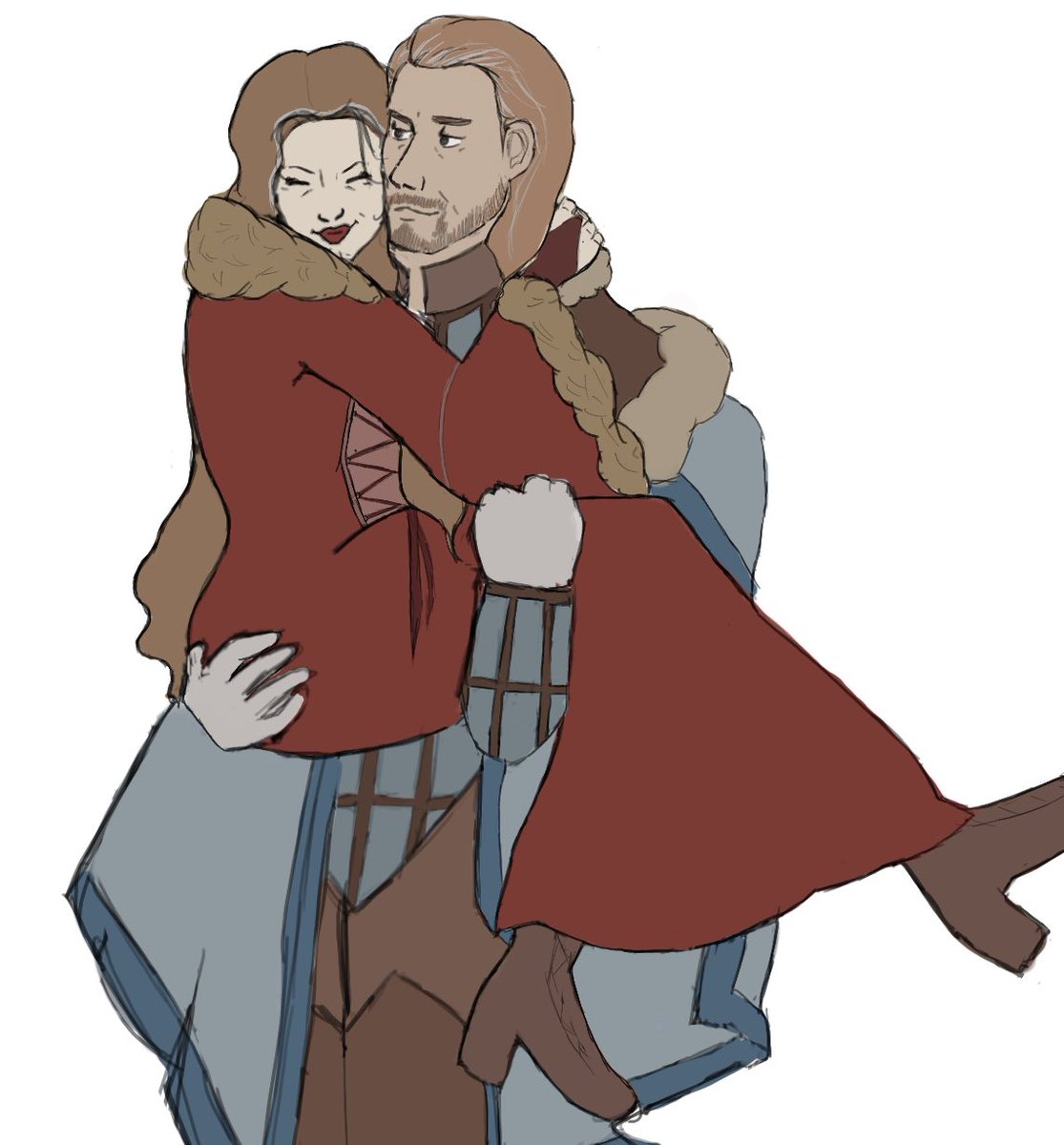 Alistair and Rosalind happily accepted the Viscount’s offer to take over the Amell estate after their abdication. They found that Rosalind’s inheritance suited them much more than Alistair’s ever did, and for the first time years, the estate was full of laughter.