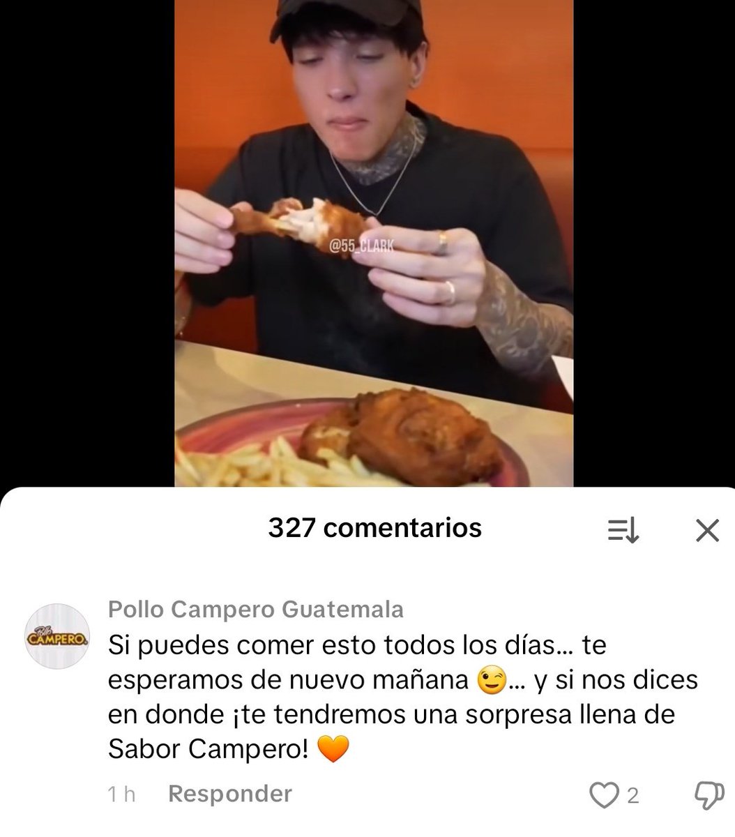 Los de Pollo Campero andan buscando a Cry ajajajja
XCRY MEET AND GREAT GUATE