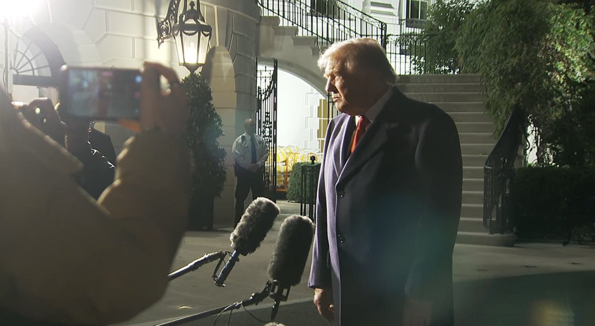 Trump says he doesn't plan to name the ballroom after himself. Probably going to call it the presidential ballroom or something like that, he said. He said he hasn't decided, he told us before leaving for Asia.