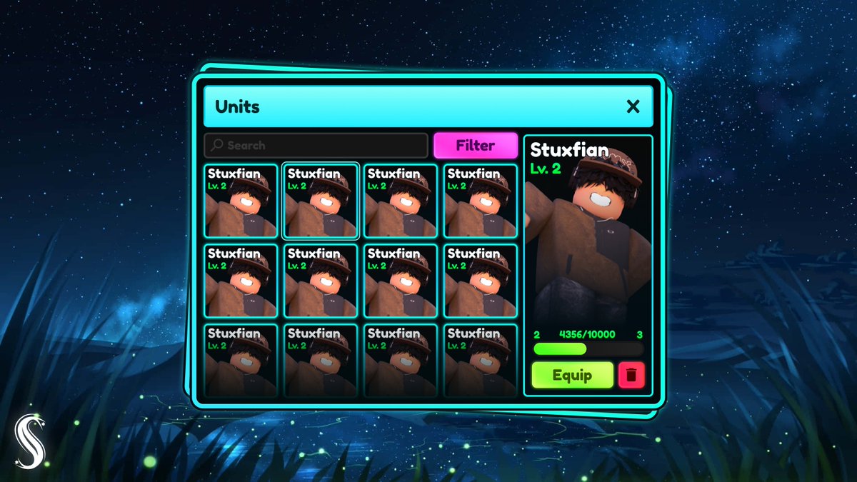 Stuxfian's tweet image. 🔥Recently made a units UI with a mix of cartoony, anime and simplistic!
❤️+🔁 are appreciated!
Discord is stuxfian
#robloxuidesign #robloxui #gamedev #UIDesign