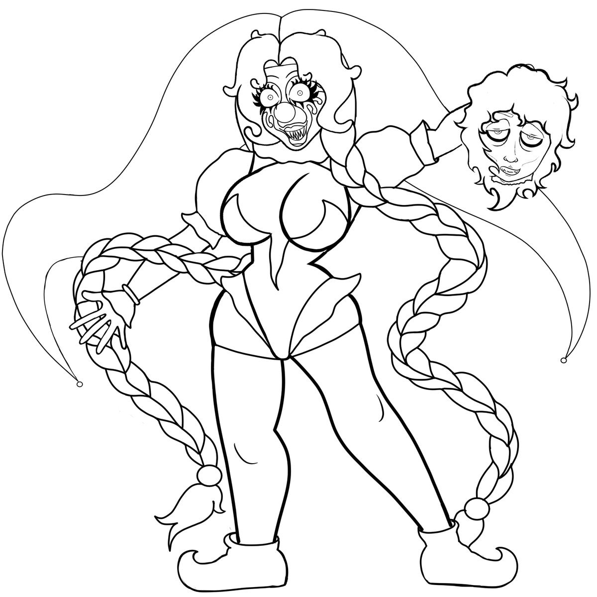 I like Halloween because I can blend in #wip #ocart #artmoots