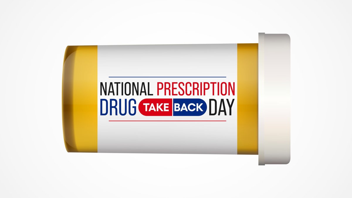 Today is National Prescription Drug Take Back Day. 

Check the collection site locator to find an event near you to turn in your unused or expired prescription medication for safe disposal and help prevent pill abuse, theft and accidental poisoning: dea.gov/takebackday.
