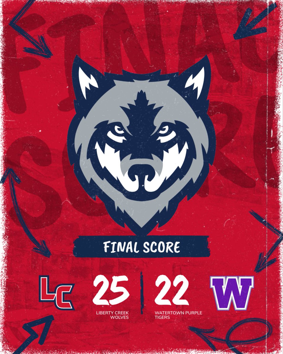 ‼️FINAL SCORE‼️

An offensive explosion on Senior night lifts the Wolves past Watertown 25-22! 

We’ll be back in action next Thursday for our regular season finale against Pearl Cohn!