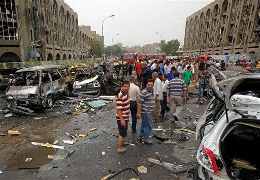 📜 TODAY IN HISTORY | Oct 25, 2009

Twin suicide car bombings ripped through central Baghdad, targeting the Justice Ministry and Provincial Council buildings and killing at least 155. It marked one of the deadliest days in Iraq’s contemporary history.

#BaghdadBombing