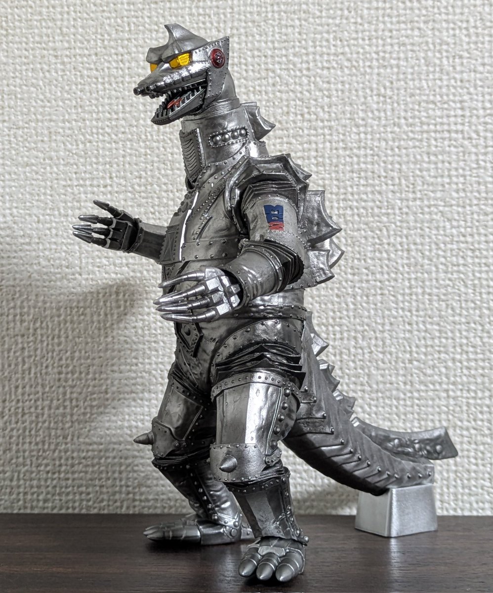 ジャンク　メカゴジラ フィギュア ホワイト・ブルー ジャンク メカゴジラ フィギュア ホワイト・ブルー