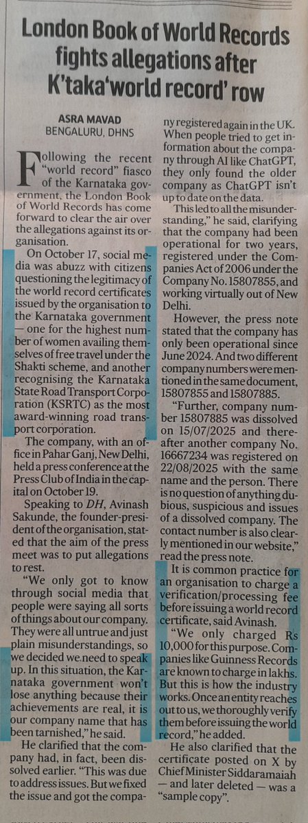 murali772's tweet image. What this so called "London Book of World Records" says is in a way true - #KSRTC's & #BMTC's PR departments have mastered the art of collecting awards from the most obliging #ARTSU (check @ x.com/murali772/stat…). There are many such organisations, across the globe too, - 1/n
