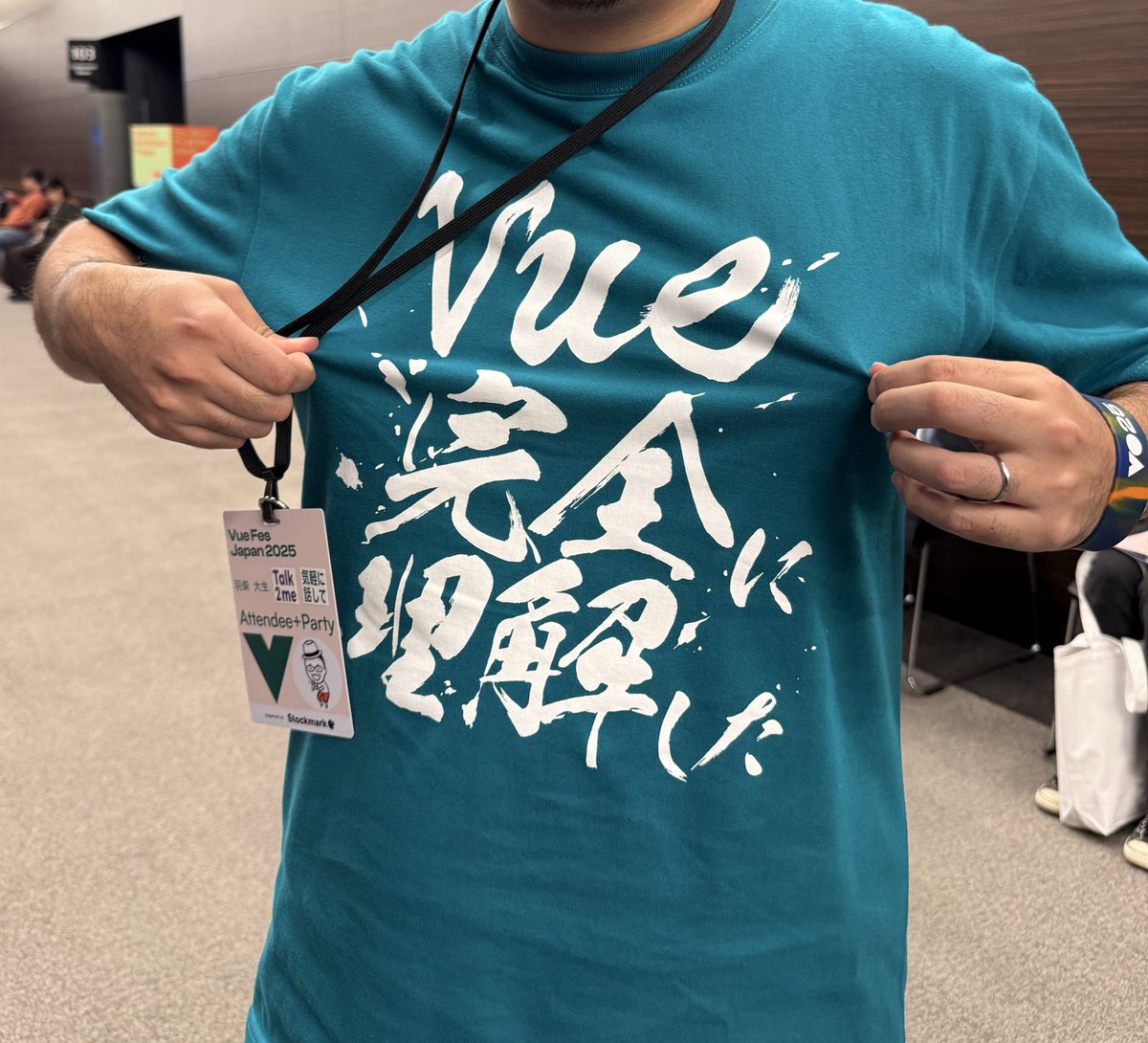 youyuxi's tweet image. .@vuefes is fun