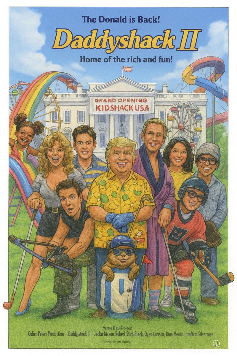 A new <a href="/realDonaldTrump/">Donald J. Trump</a> documentary movie coming soon on <a href="/netflix/">Netflix</a>? Also starring <a href="/elonmusk/">Elon Musk</a> and <a href="/JDVance/">JD Vance</a>. Should be a blast. Which should they go with, though?