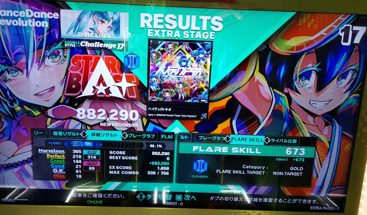 Hoppy_IIDX's tweet image. フレア1で半分削られるのは下手くそですかね?
これ普通に難しくない?
レベル下位とは思わないんだが...
#DDR_WORLD