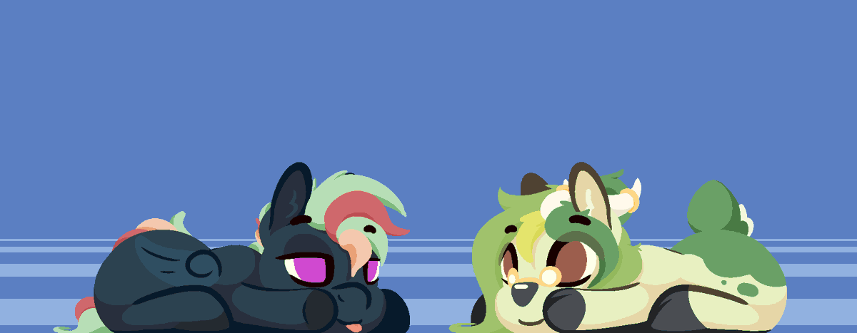 these two simply just flopped 🐎🦌
#mlp #pony #deer