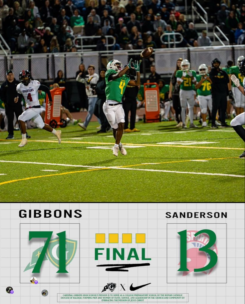 Gibbons Football (@football_cghsnc) on Twitter photo 