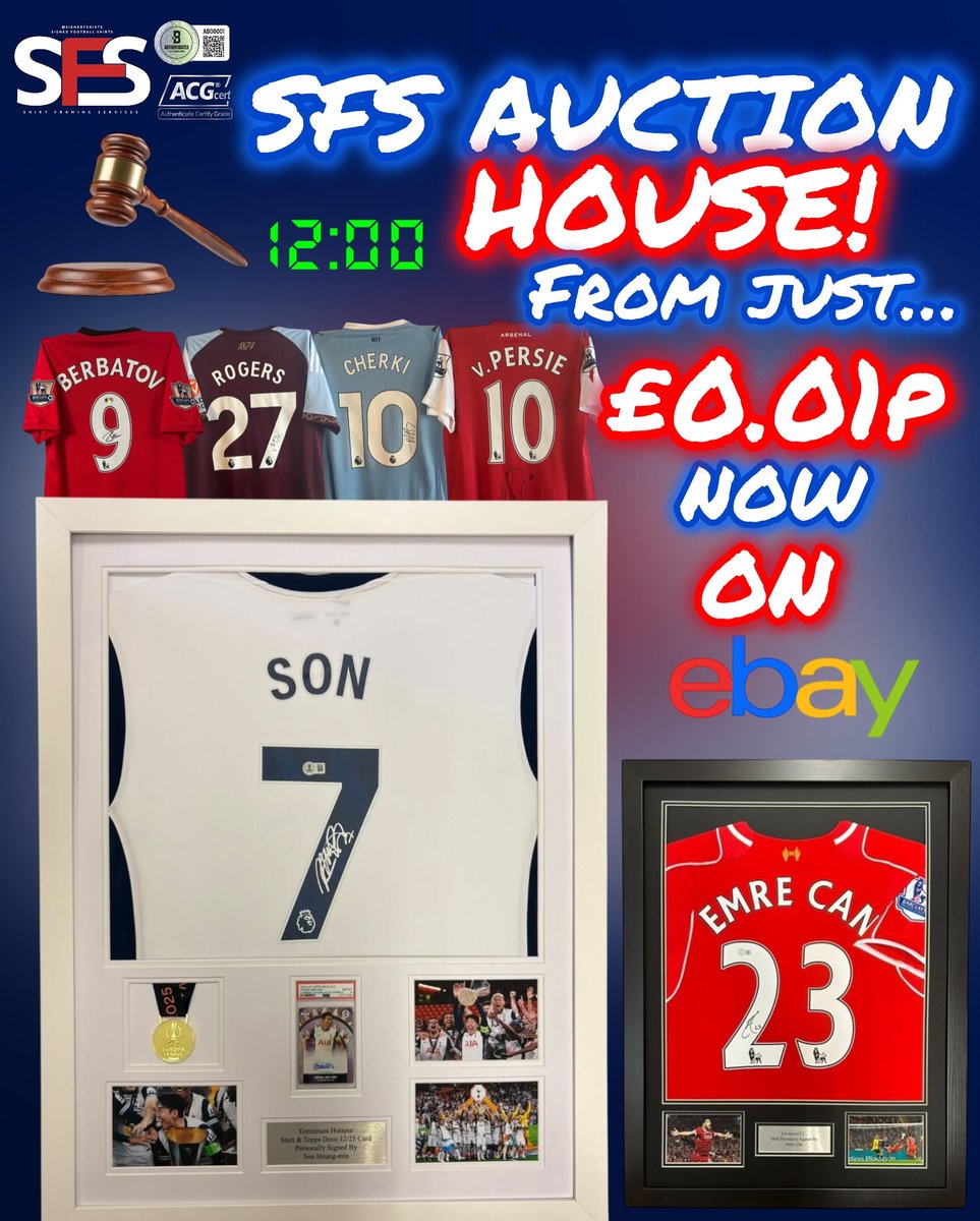 Signed Football Shirts & Shirt Framing Services tweet media