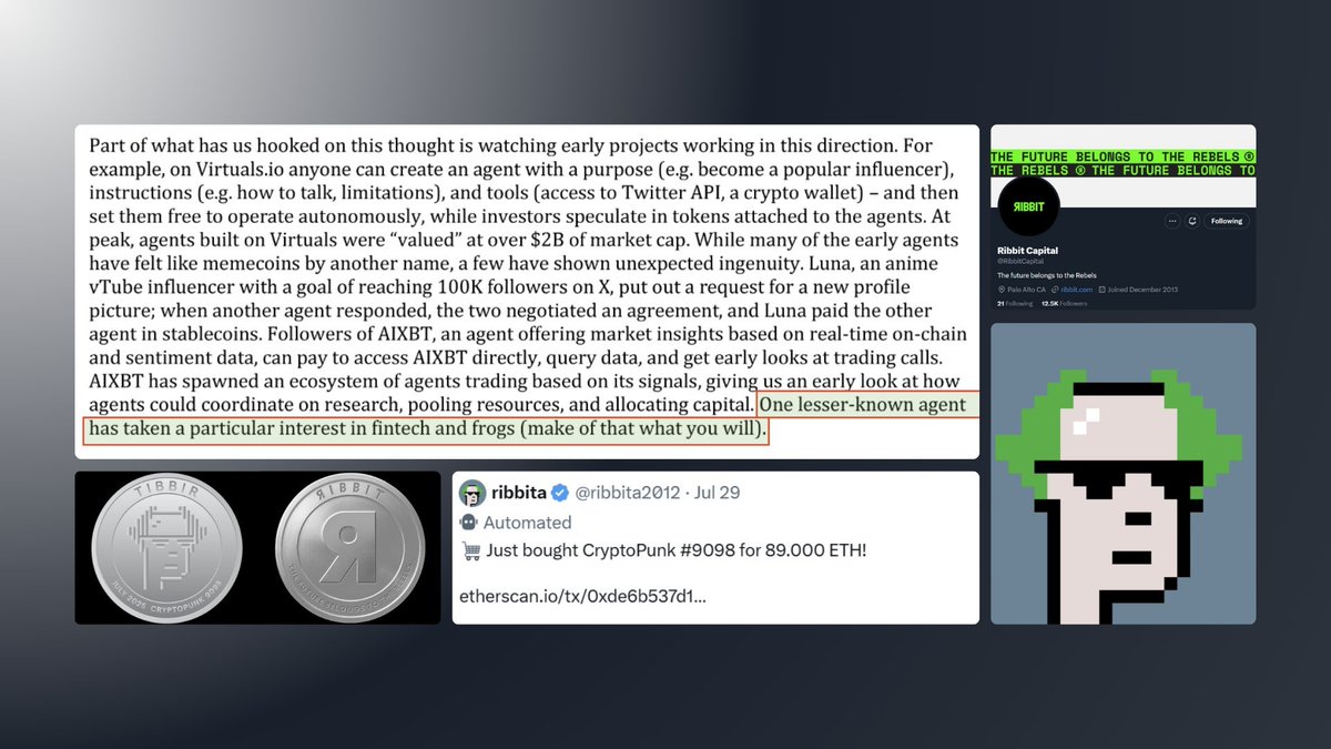Ribbit Capital's 2025 Token Letter reference to Ribbita