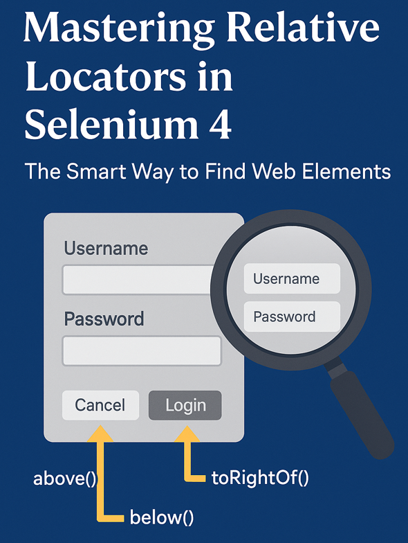 I just published 🧭 Mastering Relative Locators in Selenium 4: The Smart Way to Find Web Elements medium.com/p/mastering-re…