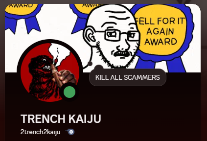 TrenchKaiju (SLOTS CLOSED) tweet media
