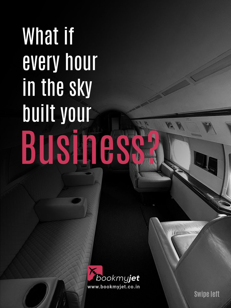 BookMyJetIndia's tweet photo. Because time saved is strategy earned.
For Business leaders who see time not as a cost, but as capital.

#FlySmart
#FlywithBookMyJet https://t.co/YiKnu5Uyox