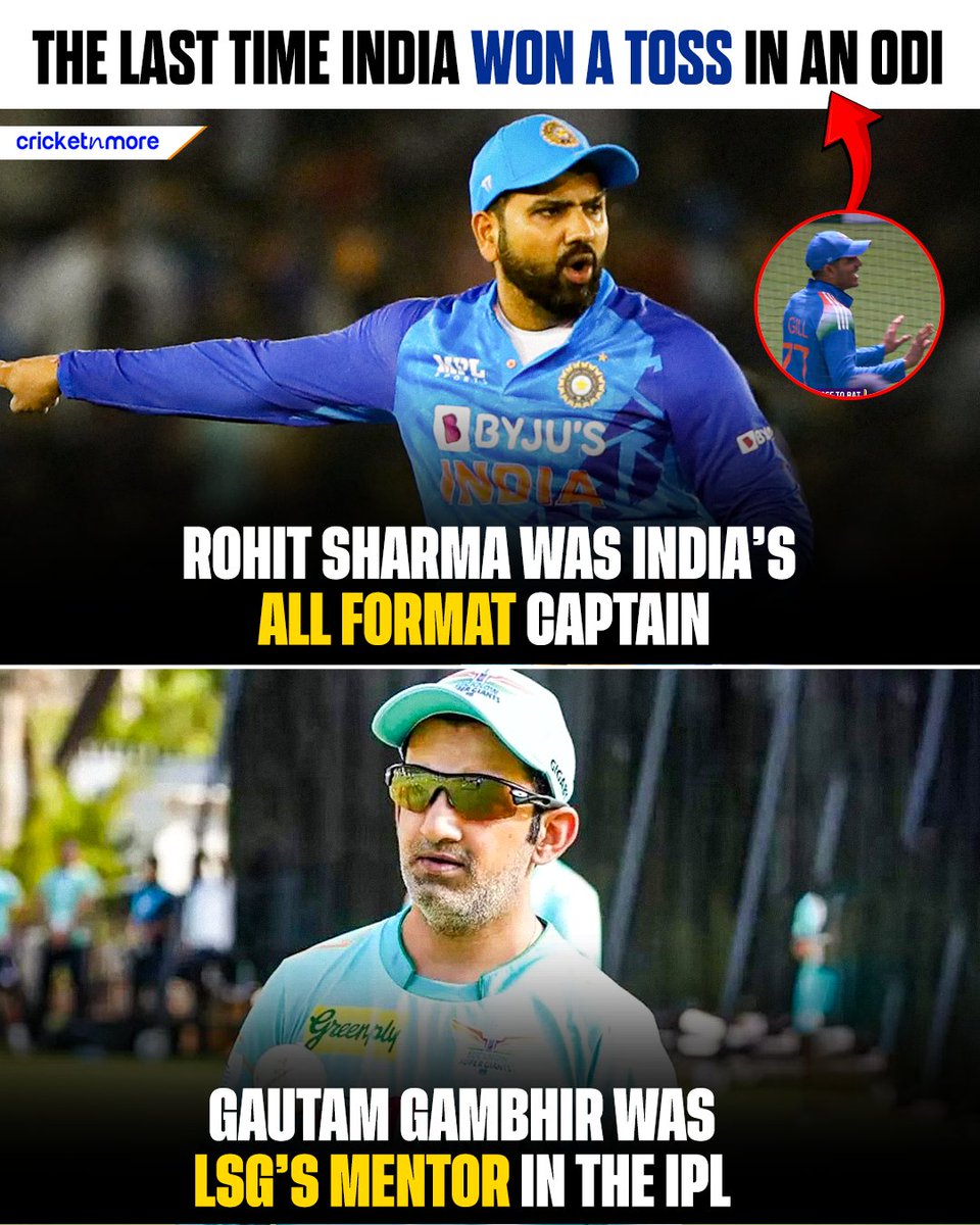 cricketnmore's tweet image. India have now lost 18 consecutive tosses in men’s ODIs; their last win came on November 15, 2023! 😱

#WorldCup #CWC23 #IndianCricket #TeamIndia #ShubmanGill