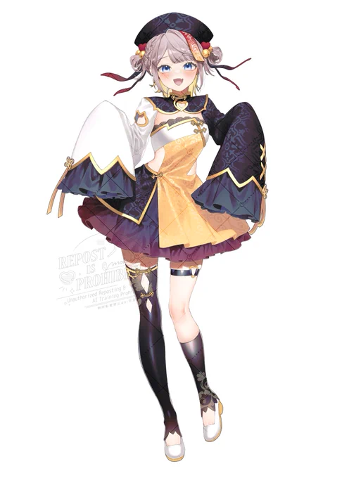 【お仕事告知】 明栖はる( #haruruneco )様の 衣装のお仕立てをさせていただきました