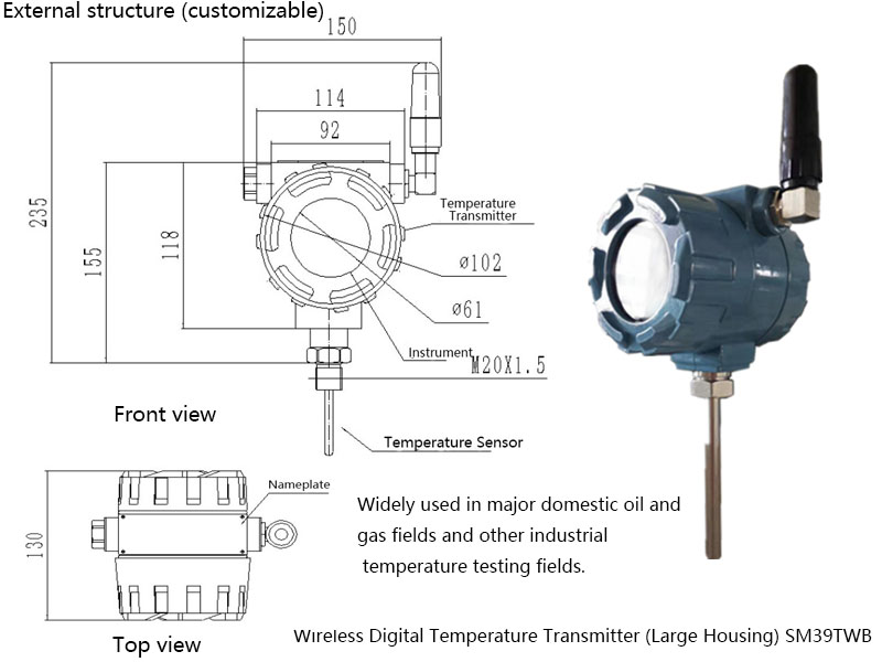 xiodng250196's tweet image. Built tough for oilfields: This large-housing wireless transmitter features Zigbee networking, configurable as router/coordinator. Explosion-proof, fully sealed, and field-adjustable. Reliable performance where it matters most. #IndustrialIoT #ExplosionProof #ProcessControl