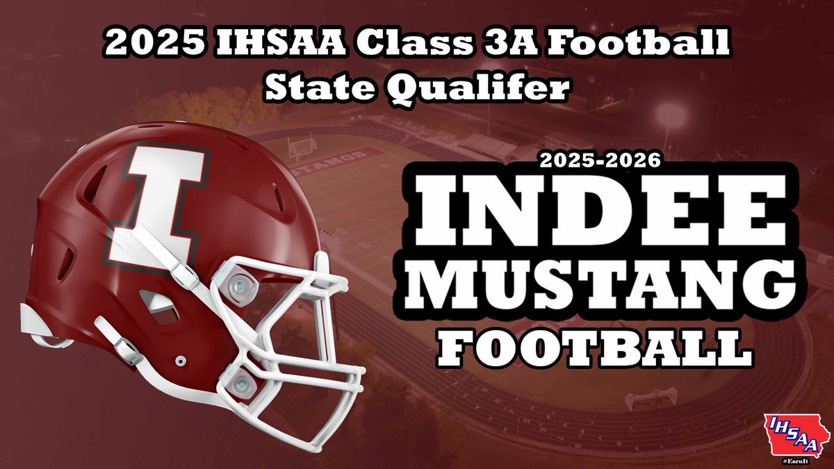 IndeeFootball's tweet image. Independence is a 2025 IHSAA Class 3A Football State Qualifier!  #EarnIt #iahsfb