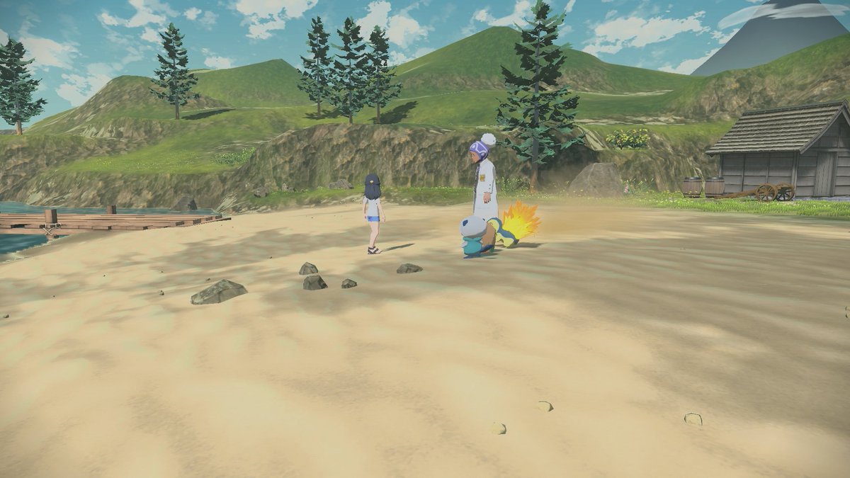 ZAで解放されたポケモン欲を鎮めるために3年ぶりにアルセウス始めた！懐かしい！グラフィックが既に最高だわ！