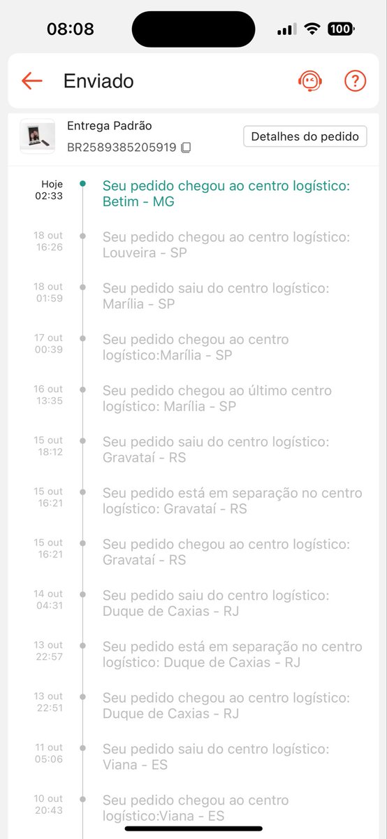 anedotta's tweet image. Simplesmente minha encomenda da Shopee