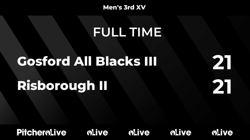 FULL TIME: Gosford All Blacks III 21 - 21 Risborough II
#GOSRIS #Pitchero
gosfordrugby.com/teams/12496/ma…