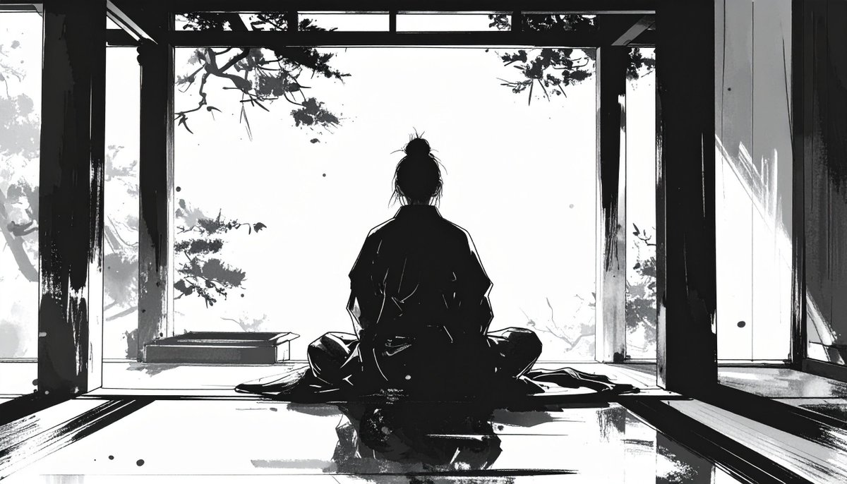 QZmZaE0e5y7184's tweet image. 静寂の瞑想/Silent Meditation
#AIart #AIアート #Firefly #Adobe #JapaneseArt