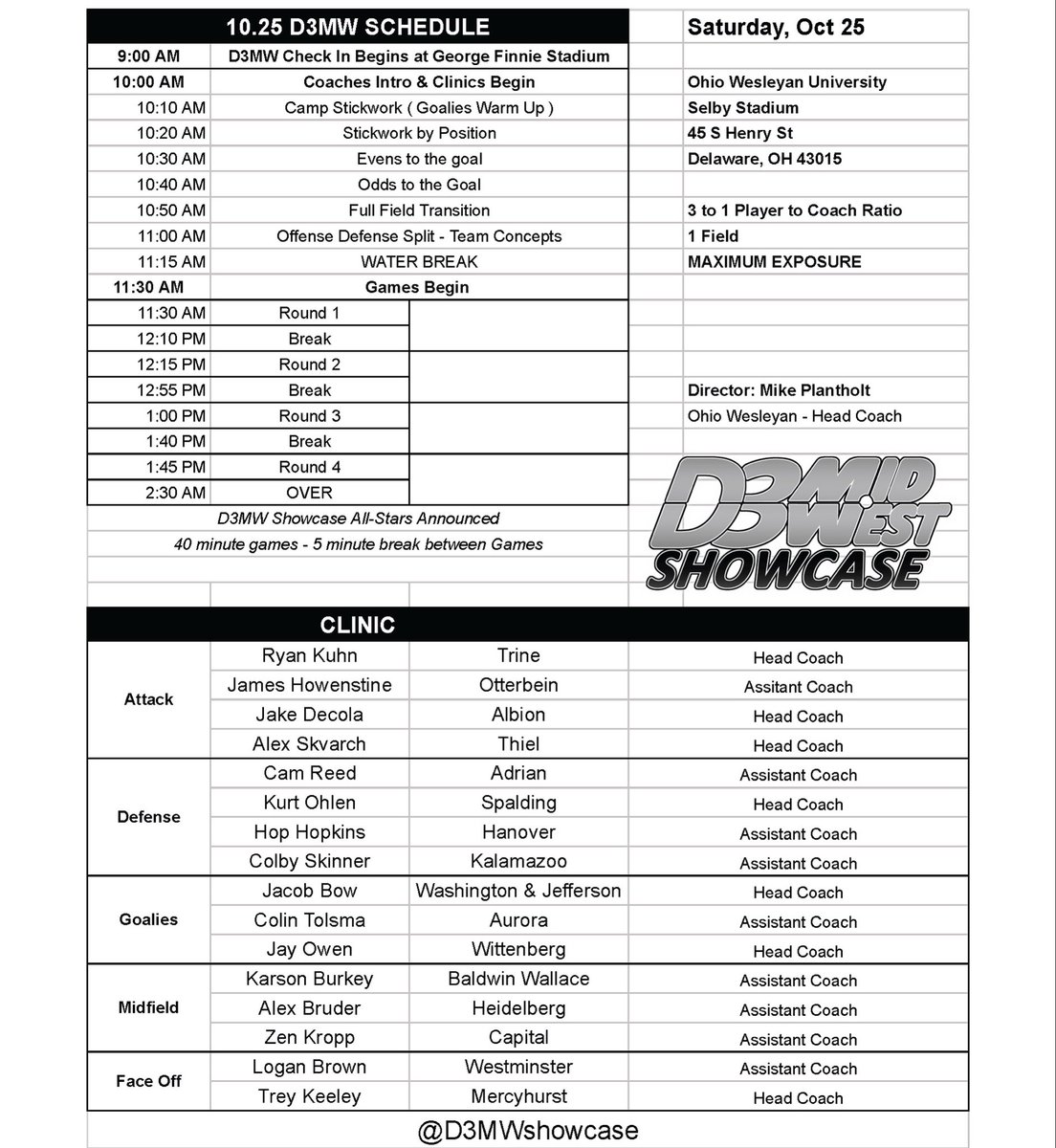 D3 Midwest Showcase tweet media
