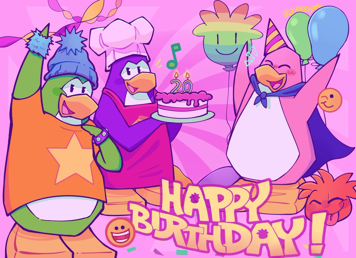 I really love this game so much and I'll never forget about it. I miss the original Club Penguin so much.. but I'm happy to know the community is still alive and that I enjoyed it as a child!💗💛 
Happy 20th Anniversary Club Penguin!!!
#Clubpenguin #clubpenguin20th