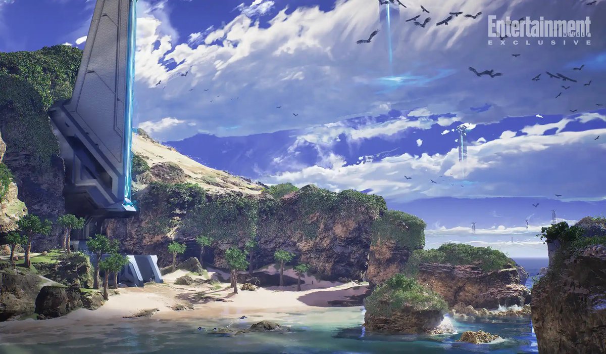 Halo Campaign Evolved concept art from Entertainment Weekly including art for a reimagining of the Maw final battle! #HaloCampaignEvolved