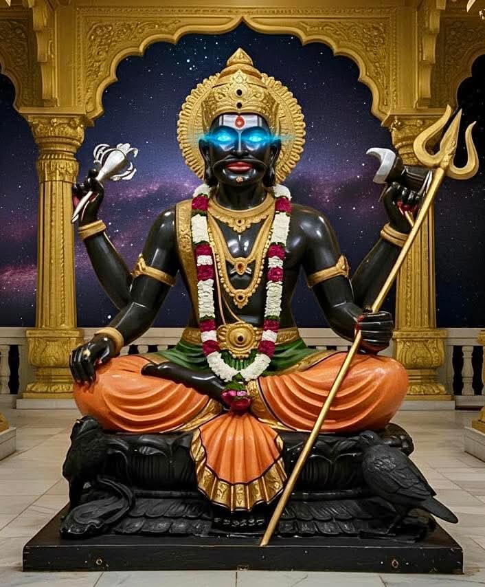 cs2903singh's tweet image. जय श्री शनि देव प्रभु 
आपके चरणों में नतमस्तक होकर श्रद्धा अर्पित है। आप ही न्याय के प्रतीक और सत्य के रक्षक हैं।  आपकी कृपा से भक्तों को धैर्य, संतुलन और शक्ति मिलती है।  जो कर्मपथ पर चलता है, उस पर सदैव आपकी दृष्टि कृपालु रहती है।