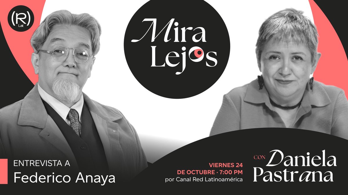 Canal Red Latinoamérica (@canalredlat) on Twitter photo ¿Qué pasa cuando el derecho deja de servir a la justicia?
Este viernes, en Mira Lejos, Daniela Pastrana conversa con Federico Anaya (@federicoanayagallardo), abogado y politólogo, sobre la transformación del sistema judicial mexicano, la historia detrás del derecho y los ¿Qué pasa cuando el derecho deja de servir a la justicia?
Este viernes, en Mira Lejos, Daniela Pastrana conversa con Federico Anaya (@federicoanayagallardo), abogado y politólogo, sobre la transformación del sistema judicial mexicano, la historia detrás del derecho y los